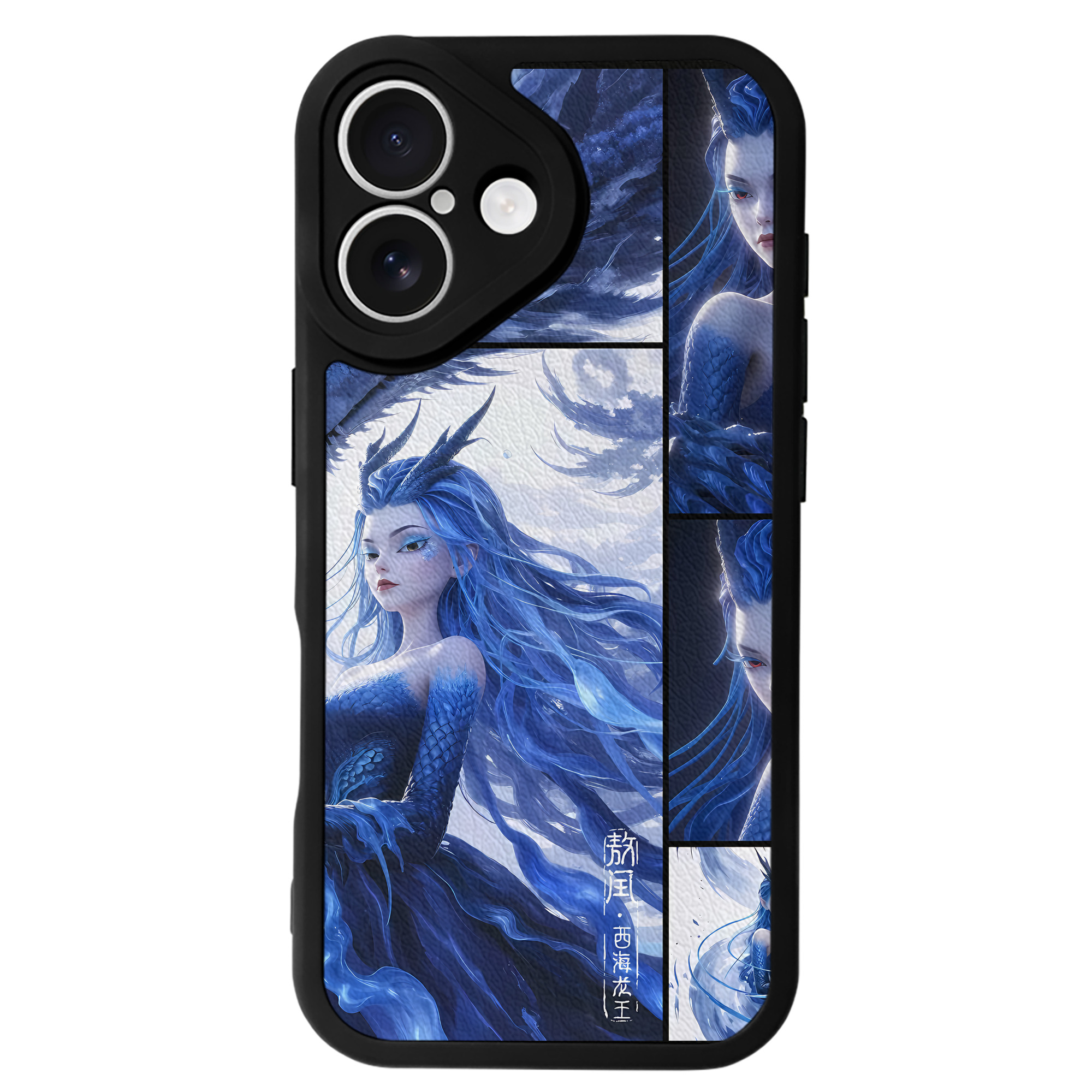 （画像用） Ne Zha 2 ナタ 魔童の大暴れ 【iPhone 16シリーズ対応】シリコンスマホケース（レザー調） 材質：シリコン